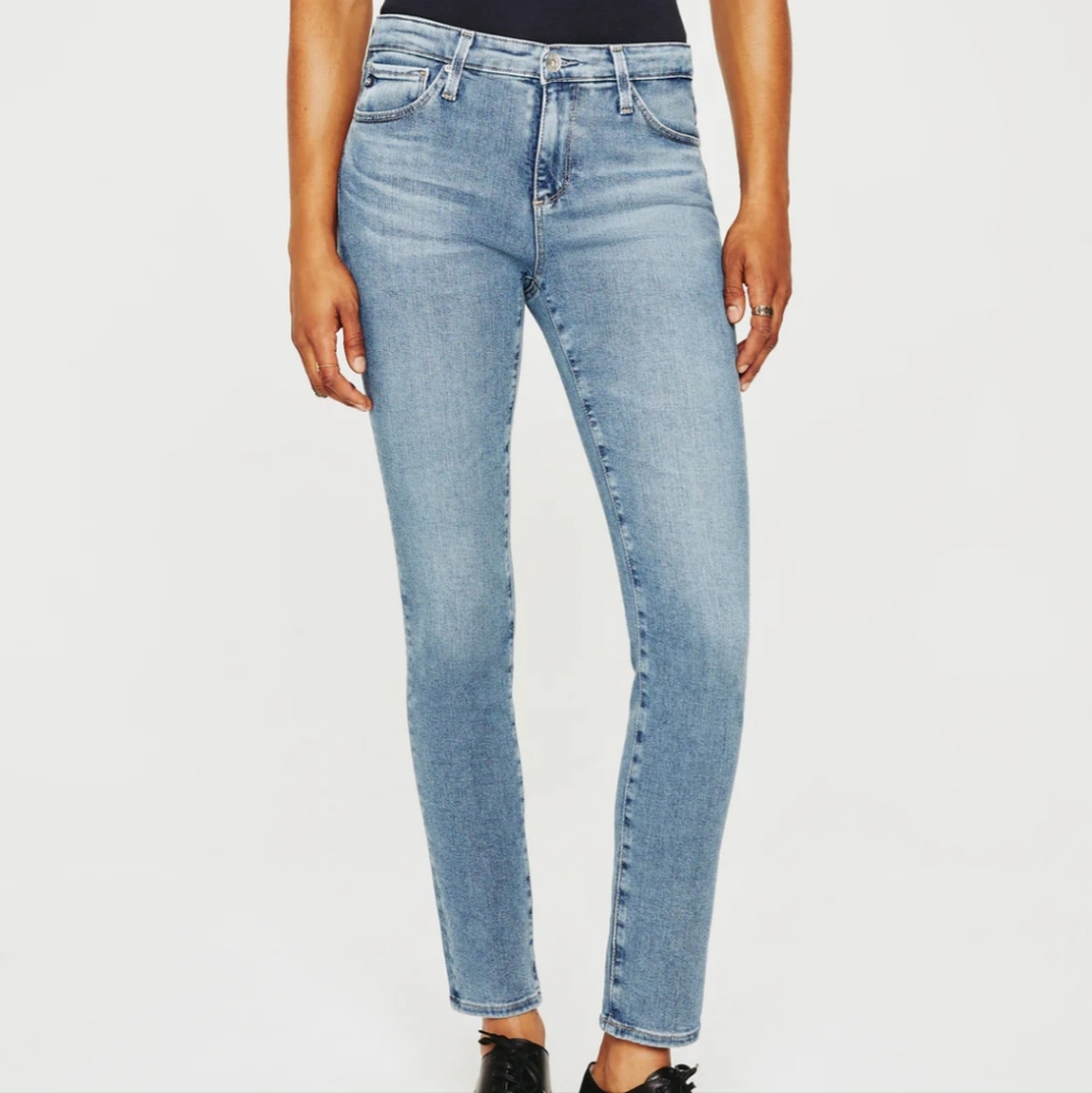AG Prima Ankle Cigarette Ankle Cloud Soft Denim 27 Elysian Hill